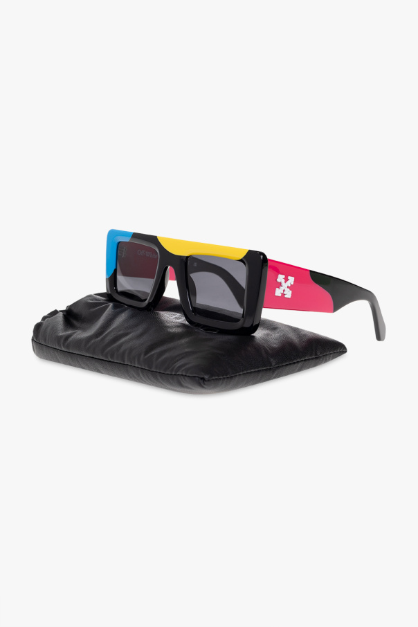 offwhite サングラス 楽天市場】Off-WhiteACETATE SUNGLASSES DARK GREY NO COLORオフ
